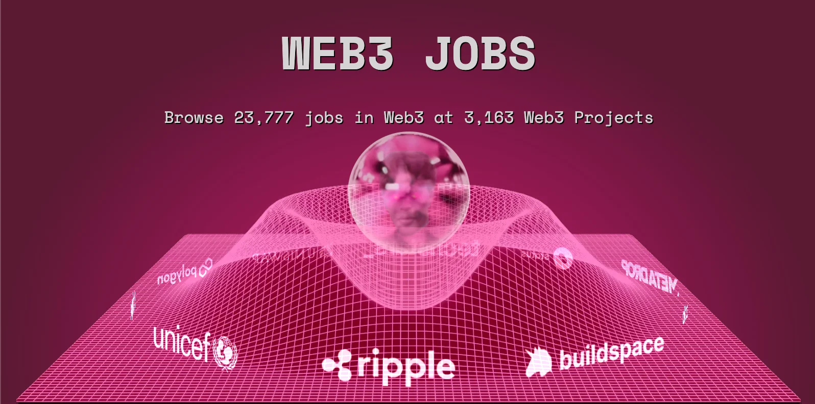 Web3.Career interface: Job board for blockchain and crypto positions